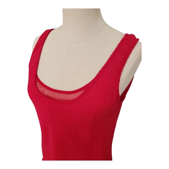 Vintage VICTORIA'S SECRET Gold Label Bright Pink Nightgown Short Dress, S Small - Picture 2 of 9